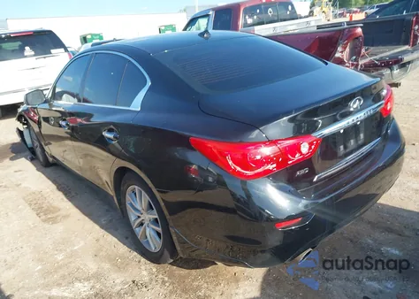 2016 Infiniti Q50 2.0T Premium from USA, damaged, VIN JN1CV7AR9GM253263